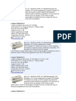 Caracteristici:: Documentatie PDF