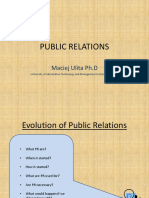 Public Relations: Maciej Ulita PH.D