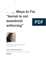 Kernel Is Not Seandroid Enforcing