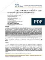 Três Empresas e Um Empreendedor