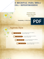 Abstract White Flowers PowerPoint Template