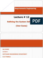 Refining System Definition Using Use Cases and Banking ATM Case Study