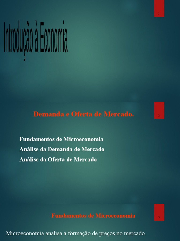 AULA 2 - Introducao A Economia - Demanda e Oferta de Mercado | PDF ...