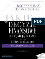 Jakie Decyzje Finansowe Podejmuja Bogaci - Andrzej Forsak