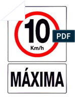 Velocidad Max 10 KM
