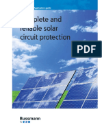 Complete and Reliable Solar Circuit Protection: Bussmann PV Application Guide