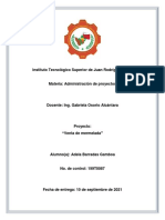 Administracion de Proyectos