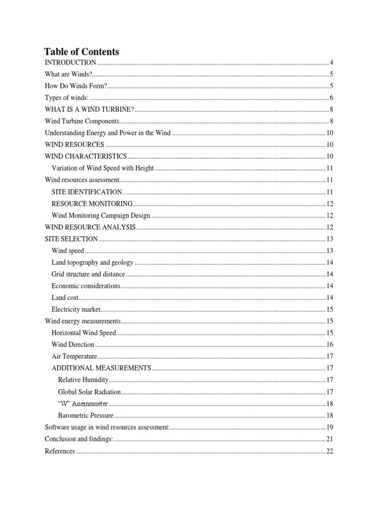 Wind Power: Assessment and Turbine Basics | PDF | Wound | Wind Power