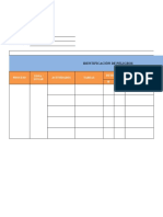 Matriz Identificación de Peligros- Actividad