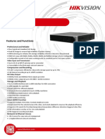 Ds-8600Ni-I8 Series NVR: Features and Functions