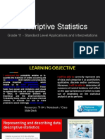 Descriptive Statistics Measures
