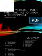 Alfeo, Introduction To PyCharm, PyLint, PyTest, and CVS