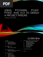 Alfeo, Introduction to PyCharm, PyLint, PyTest, And CVS (1)