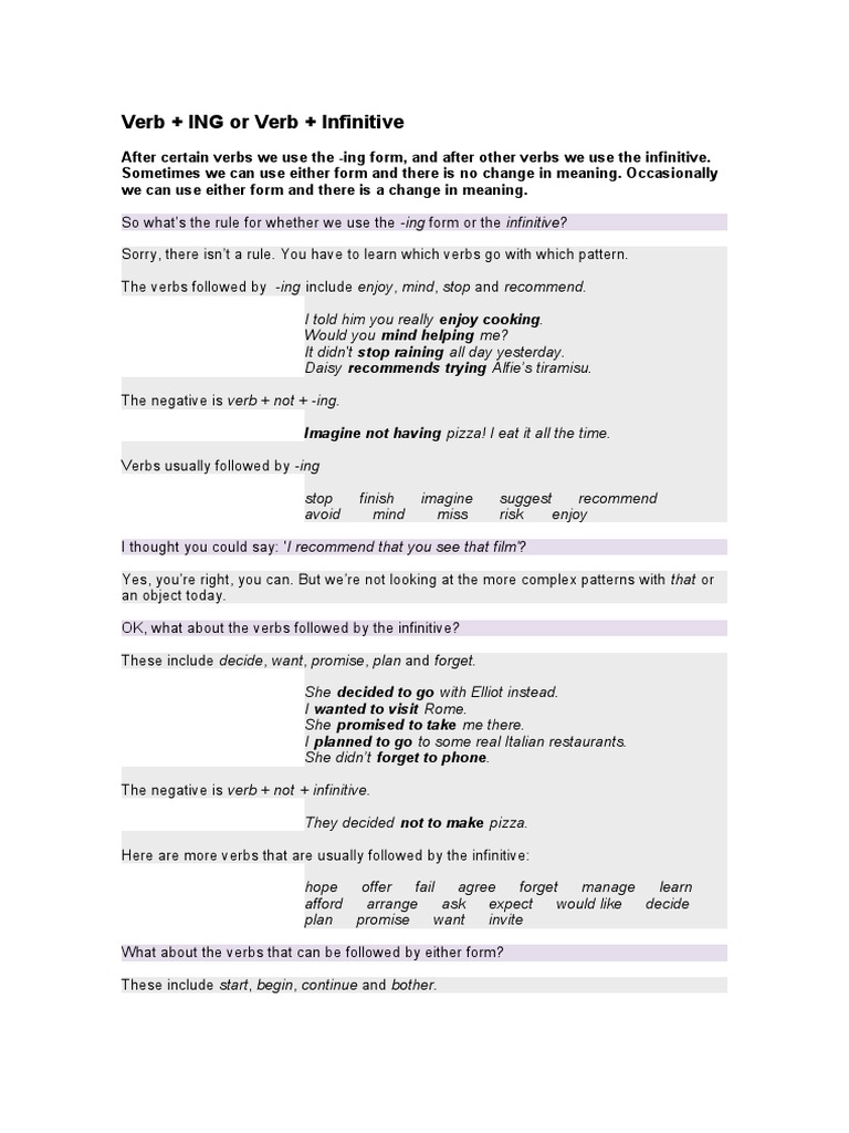 Grammar Tips for English Learners | PDF | Verb | English Language