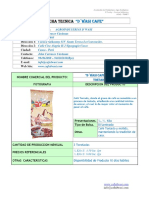 Ficha Tecnica D Wasi Cafe - PDF Descargar Libre