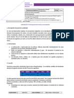 1.8 Presupuesto de Ventas y Recaudación