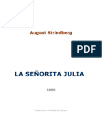 La señorita Julia, de Strindberg