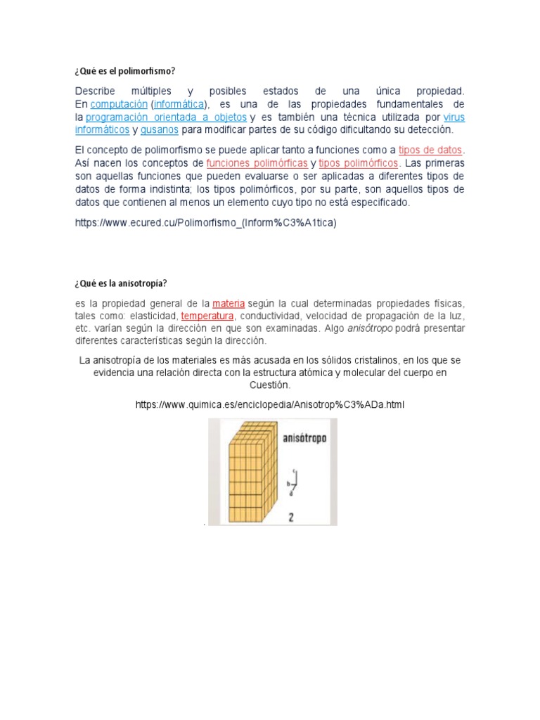 Qué Es El Polimorfismo | PDF