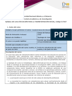 Syllabus Educación Para La Transformación Social (1)