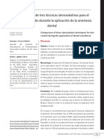 Técnica de la Abejita reduce el miedo a la anestesia dental en niños