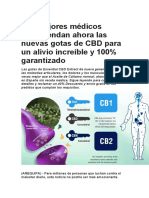 Los Mejores Médicos Recomiendan Ahora Las Nuevas Gotas de CBD para Un Alivio Increíble y 100% Garantizado