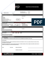 Ficha Proveedores 2018