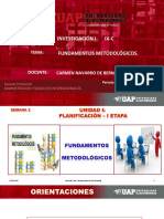 SEMANA 2 FUNDAMENTOS METODOLOGICOS