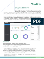 Yealink Device Management Platform: Key Features