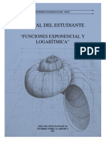 Manual Del Estudiante - Función Exponencial y Logaritmica