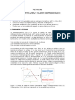 Practica No. VOLTAMPEROMETRÍA LINEAL Y CÍCLICA EN ELECTRODOS SÓLIDOS