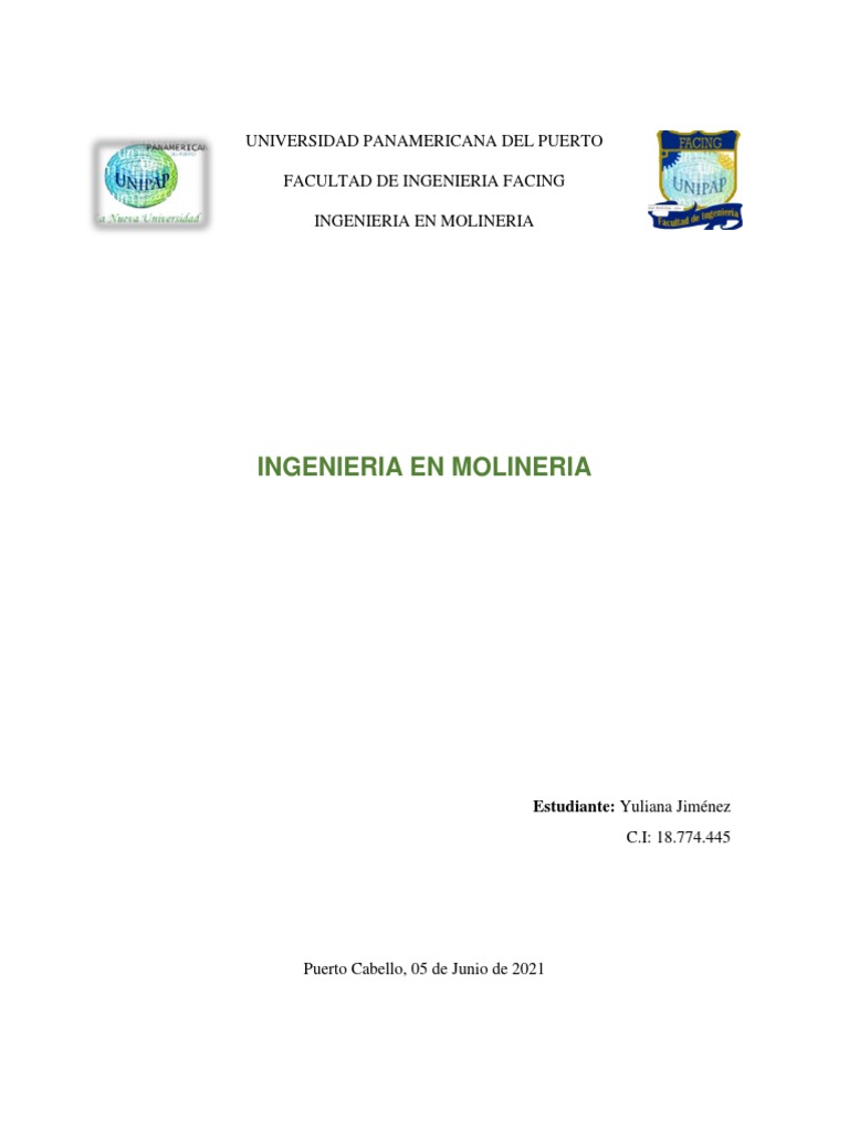 Equipos Clave en Ingeniería de Molinería | PDF | Neumático | Transporte