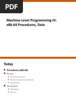 Machine-Level Programming IV: x86-64 Procedures, Data