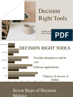 Decision Right Tools - (Bandiola, Benitez, Bobis, Buiza,&Lorio)