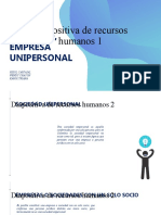 Sociedad, Empresa Unipersonal