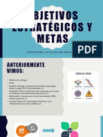 Objetivos Estratégicos y Meta - s4