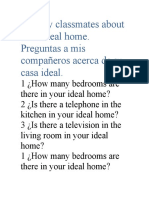 Ask My Classmates About Their Ideal Home