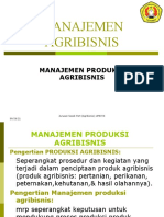 5. Manajemen Produksi Agribisnis