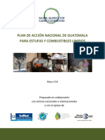 Plan de acción Guatemala estufas limpias