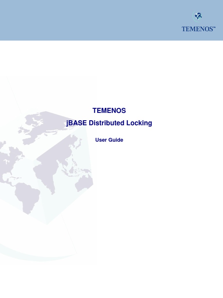 jBASE Distributed Locking Guide | PDF | Server (Computing) | Operating ...