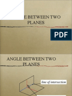 Calculate Angle Between Planes