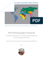 Six Macrofamily Protolanguages Compared