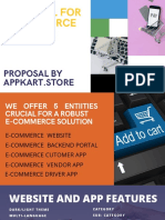 Proposal For E-Commerce Solution: Proposal by Appkart - Store