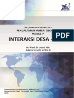 INTERAKSI DESA - KOTA Pertemuan Ke 6