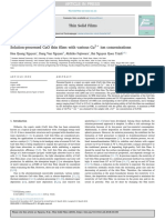 Thin Solid Films: Hoa Quang Nguyen, Dung Van Nguyen, Akihiko Fujiwara, Bui Nguyen Quoc Trinh