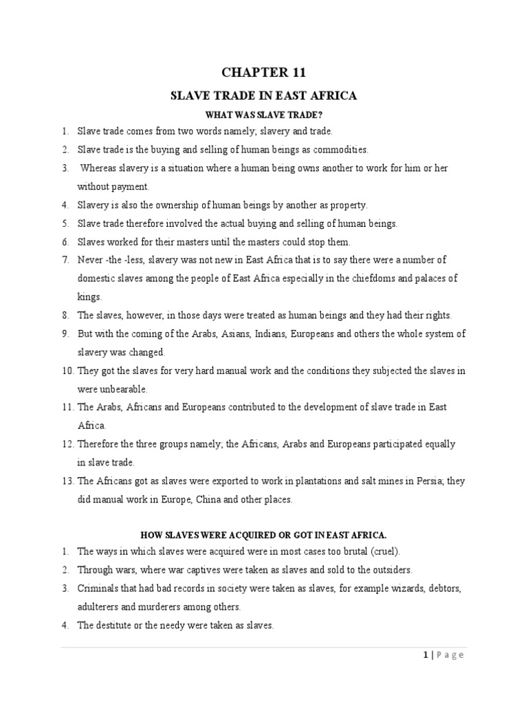 History CHP 11 Slave Trade | PDF | Slavery | Abolitionism