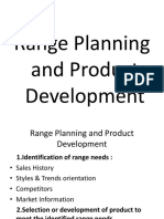 Range Planning and Product Development Process
