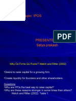 Presentation Topic: IPOS