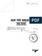 Heat Pipe Radiator: Final Report