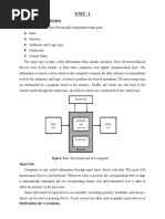 Unit - 1: 1. Functional Units