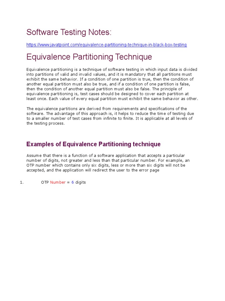 Software Testing Notes | PDF | Computing | Software Quality